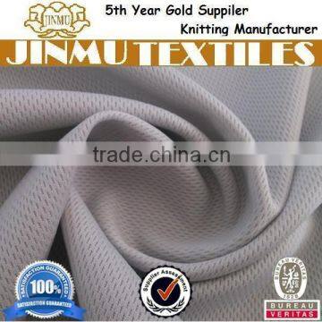 JINMU textiles High Air Permeability 100% Polyester Knitted Dimple Mesh