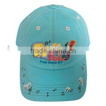 New cute embroidery cotton children cap kid's cap