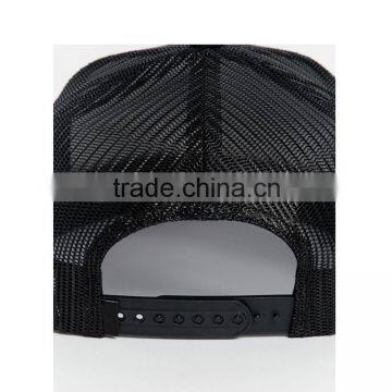 Promotional Wholesale Flat Bill Custom Woven Logo Snapback Mesh Trucker Hats photo-4