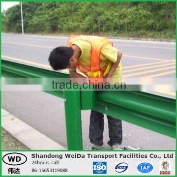 PVC Coated Safety Barrier System Highway Guardrail