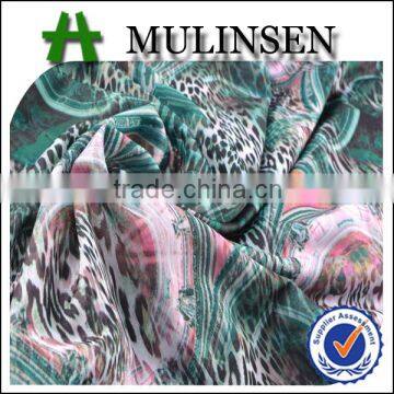 Shaoxing Mulinsen polyester spandex animal print lycra fabric