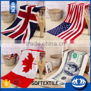 new design super absorbent Wholesale cheap microfiber Promotion custom printed beach towel                        
                                                Quality Choice