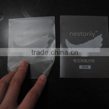 Outside Matte Inside Transparent Bird's Nest Food Packaging Bag For Promotion                        
                                                Quality Choice