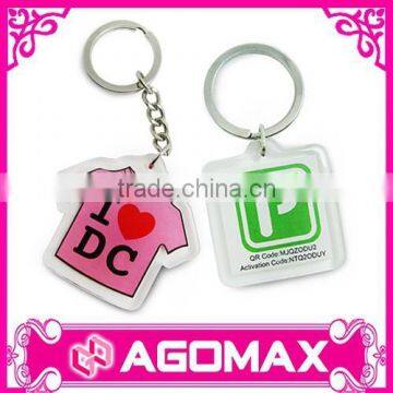 New product on market fashion smart mini custom plastic keychain