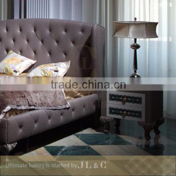 AB14-13 Nightstand Silk Printing Pattern in Bedroom from JL&C Luxury Home Furniture Lastest Designs 2016 (China Supplier)