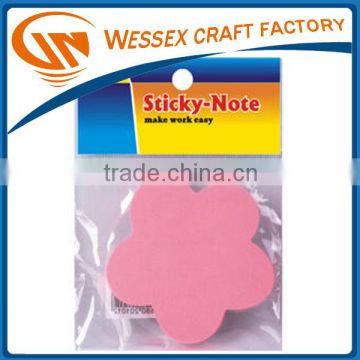 2014 promotional custom shapes sticky note