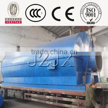 Continuous Crude Oil / Used Engine Oil / Oil JZ Vertical Tyre Pyrolysis Plant