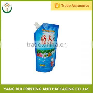 Food packaging Eco-Friendly standup spout bag,water spout bags,soap spout bag