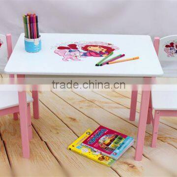 Wooden kids furniture sets