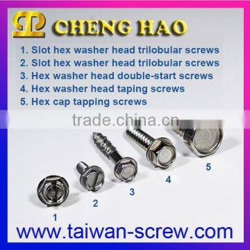 Slot Hex Washer Head Trilobuar Stainless Steel Screws photo-5