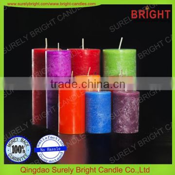 china candles led Unscented Pillar Candles