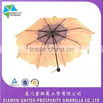 polyester material flower paper printing foldable umbrella