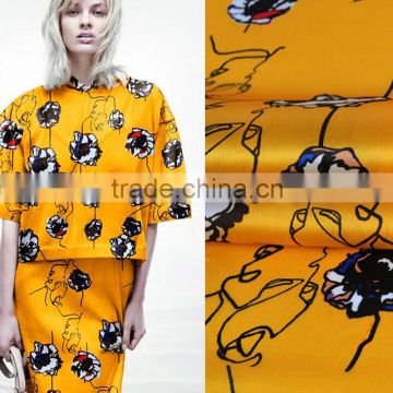 printed polyester silk fabric