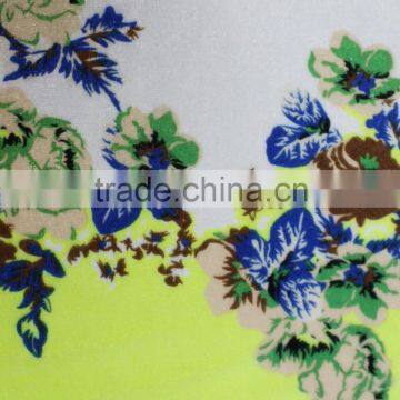 Spandex Polyester Printed Velvet Fabric photo-2