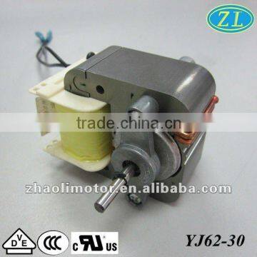 Asychronous motor Electric motor Fan motor Shaded Pole Motor YJ62-30: small electric motors with pump for nebulizer