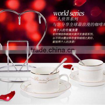 2 pieces set bone china coffee cup popular lovers cups                        
                                                                                Supplier's Choice