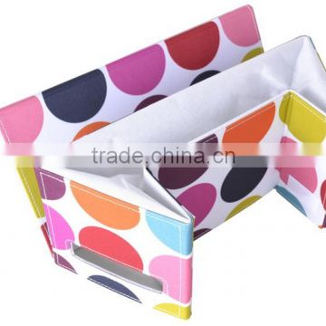 home essential colorful fabric folding storage box