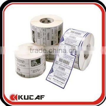 big roll of adhensive sticker with brand