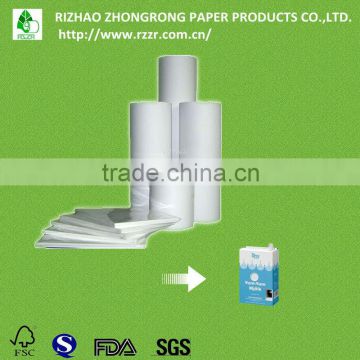 PE coated fresh milk box paper