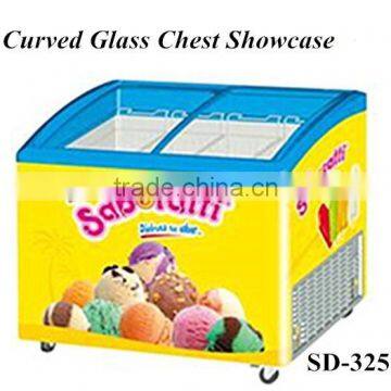 ELECTRIC Commercial Ice Cream Chest Display Freezer With Counter Swing Door photo-3