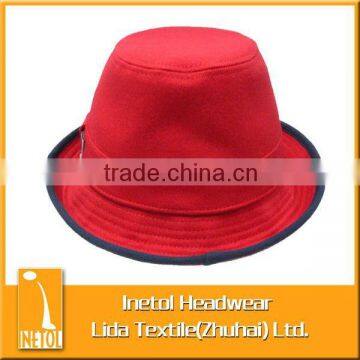 2015 Red Fashion blank custom bucket hats