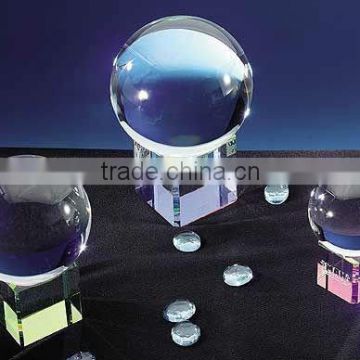 pure crystal ball with laser paperweight for home decorations(R-0676