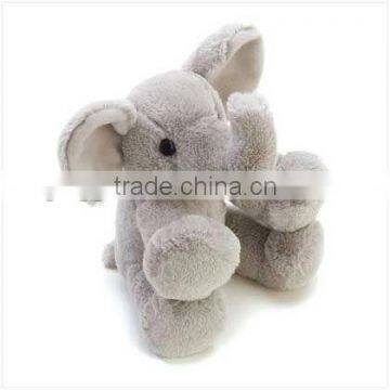 soft and cute elephant baby plush toys with embroidery