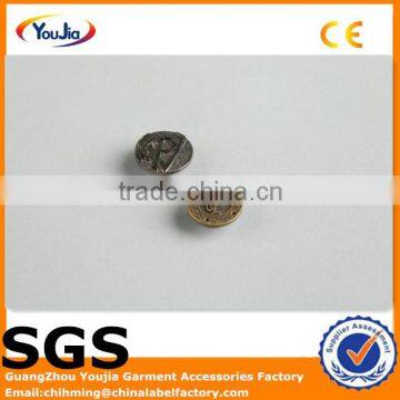 high quality custom design metal jeans button
