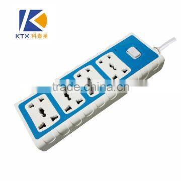 8 Way Portable Multifunctional Power Strip With Button Switch