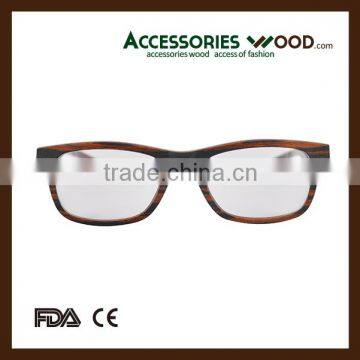 2016 Layered Wood Optical Glasses with Polarized Lenses Classical Wood Glasses