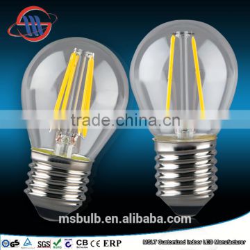 Certificate Approved COB Filament Led Bulb G45