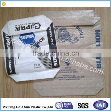 High quality pp woven cement bag pp bag for cement valve bag