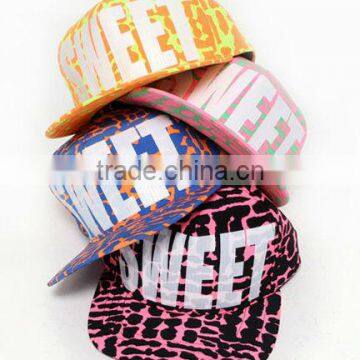 Wholesale Cool Flat Brim Blank Snapback Hats Flat Caps For Kids