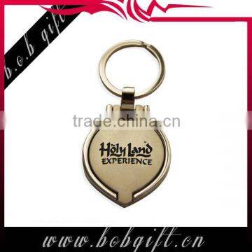 promotional metal custom logo keychain/ alloy personalized key chain