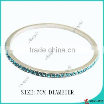 Crystals zinc alloy metal bangle (MB)