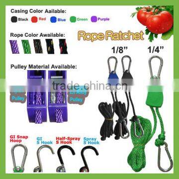 1/4" Rope Ratchet Tie Down Mechanism / Motorcycle Tie Down / Stainless Steel Ratchet Tie Down