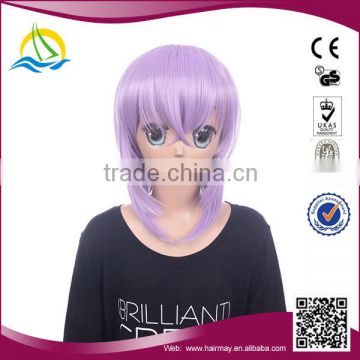 New fashion style cosplay purple wig