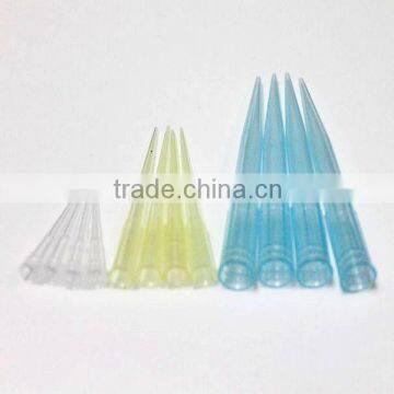 plastic disposable micropipette tips colors