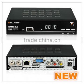 new product !Sclass T3 satellite receiver free porn movie set top box DVB-S2 receiver