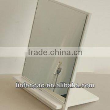 Very Cheap Furniture Finish MDF with High Gloss PU Paint Standing Make Up Mirror Desk