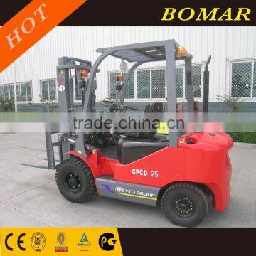 YTO 2.5t Small Forklift CPCD25 For Sale