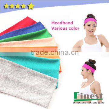 Girls Cheap Elastic Stretch Headband Running Jogging Seamless Yoga Sport Headband