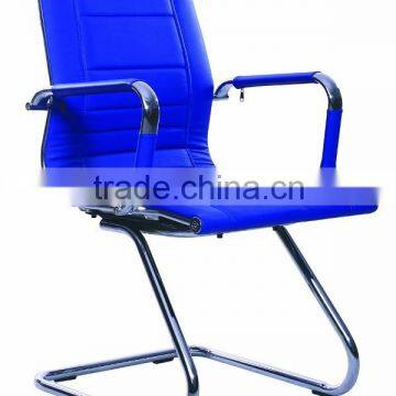 blue leather metal frame office chair HC-3504