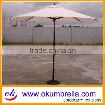 2013 High Quality Wood Patio Parasol Umbrella OKP03