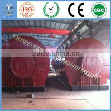 XD Waste plastic pyrolysis plant to oil, carbon black, steel