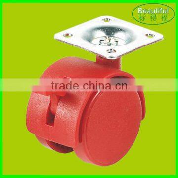 China Factory Furniture Castor Wheel With Plate