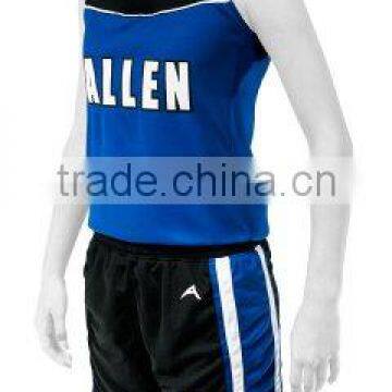 Blue and Black Color Volley Ball Women Uniforms