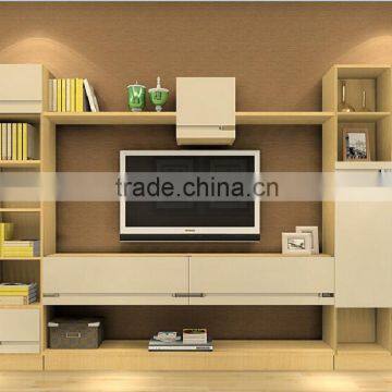 Melamine Board tv hall cabinet living room furniture designs