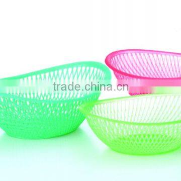 3 size candy color hollow out plastic plate