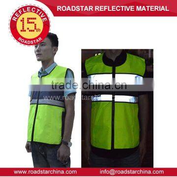 Reflective High Visibility Safety Motorcycle Vest photo-6